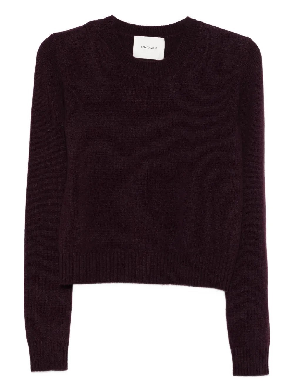 Lisa Yang Mable Cashmere Sweater In Burgundy