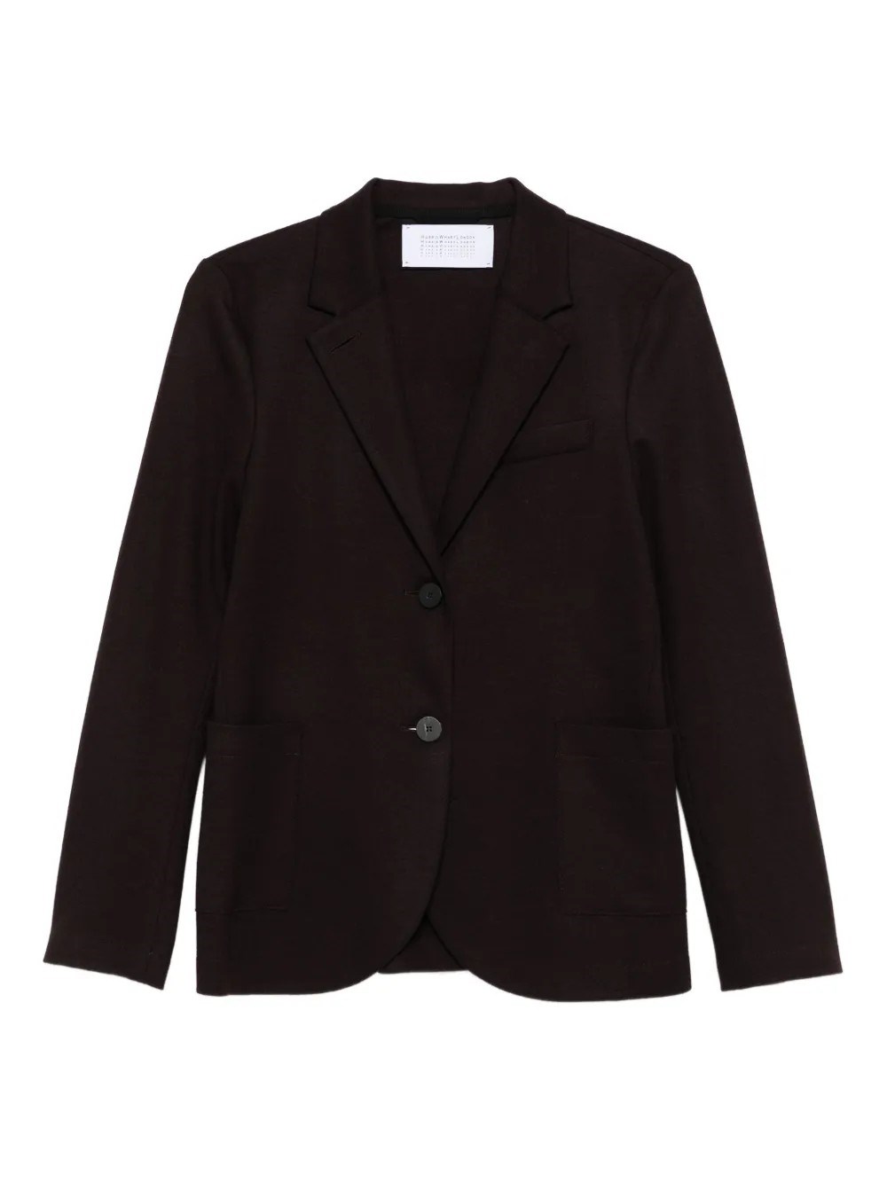 Harris Wharf London One Breasted Jacket In Brown