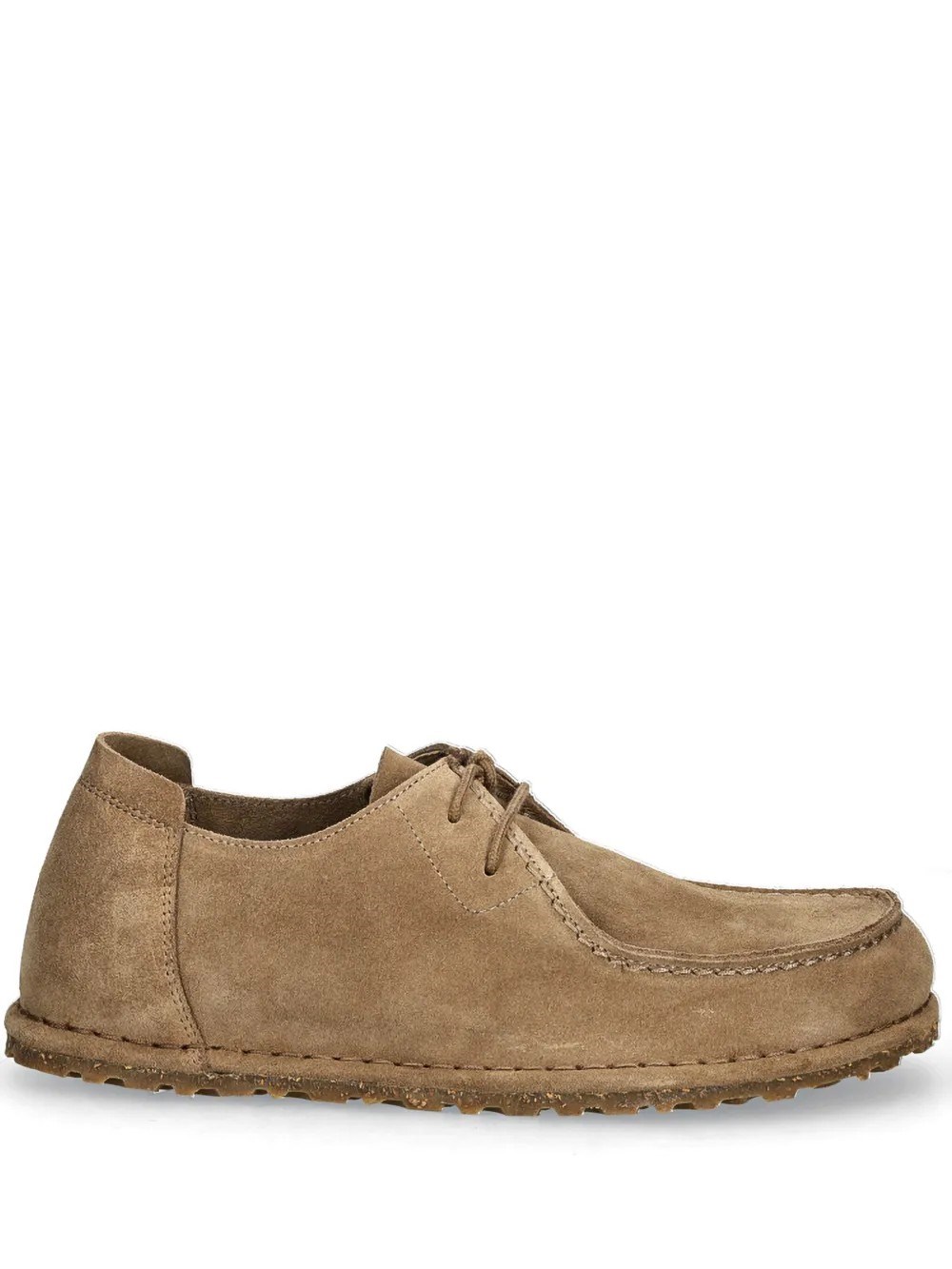 Birkenstock Utti Suede Leather Sneakers In Brown