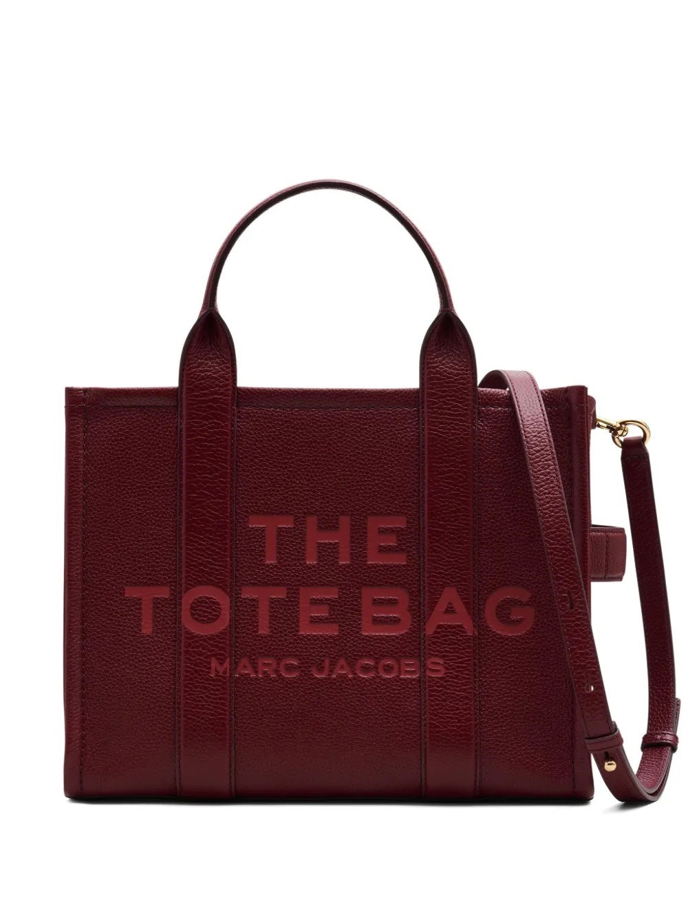 Marc Jacobs The Leather Medium Tote In Pink