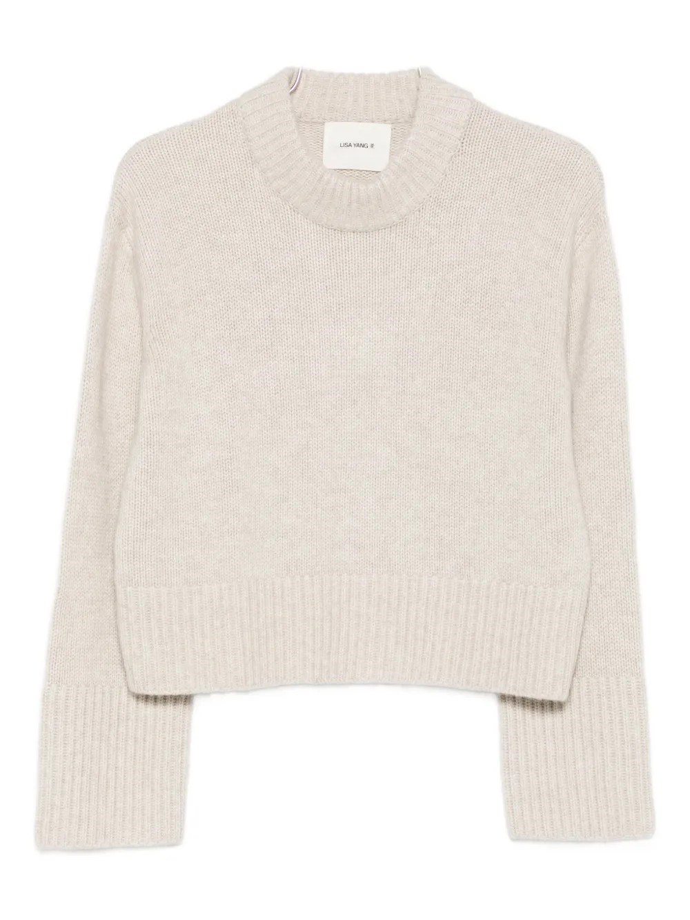 Lisa Yang Sony Ribbed Sweater In Neutral