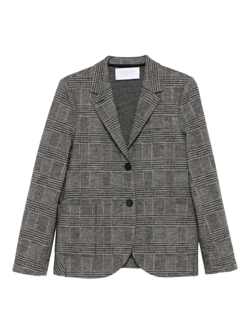 Harris Wharf London One Breasted Jacket In Gray