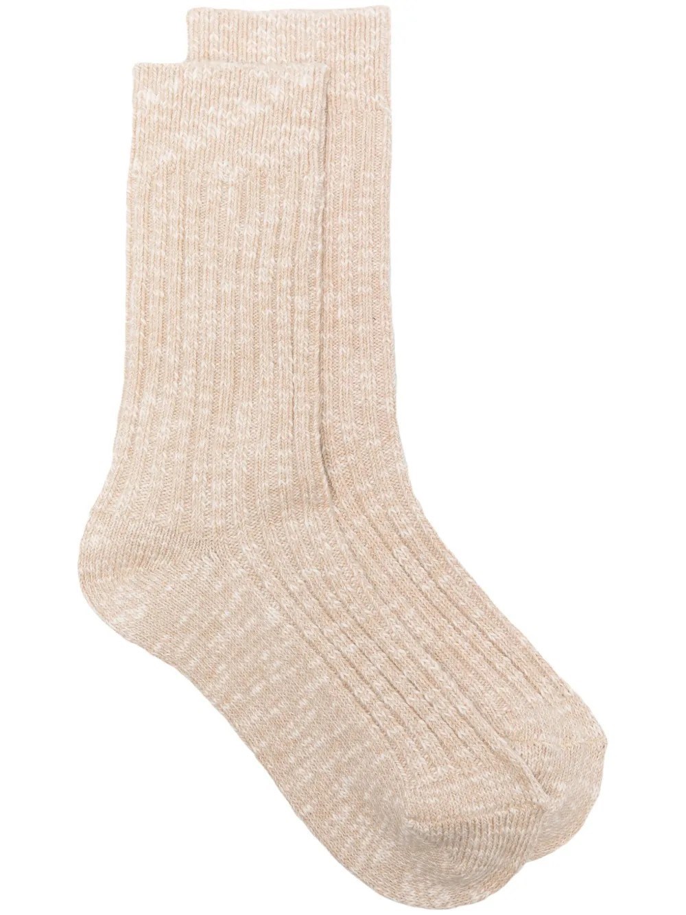 Birkenstock Ribbed Socks In Neutral