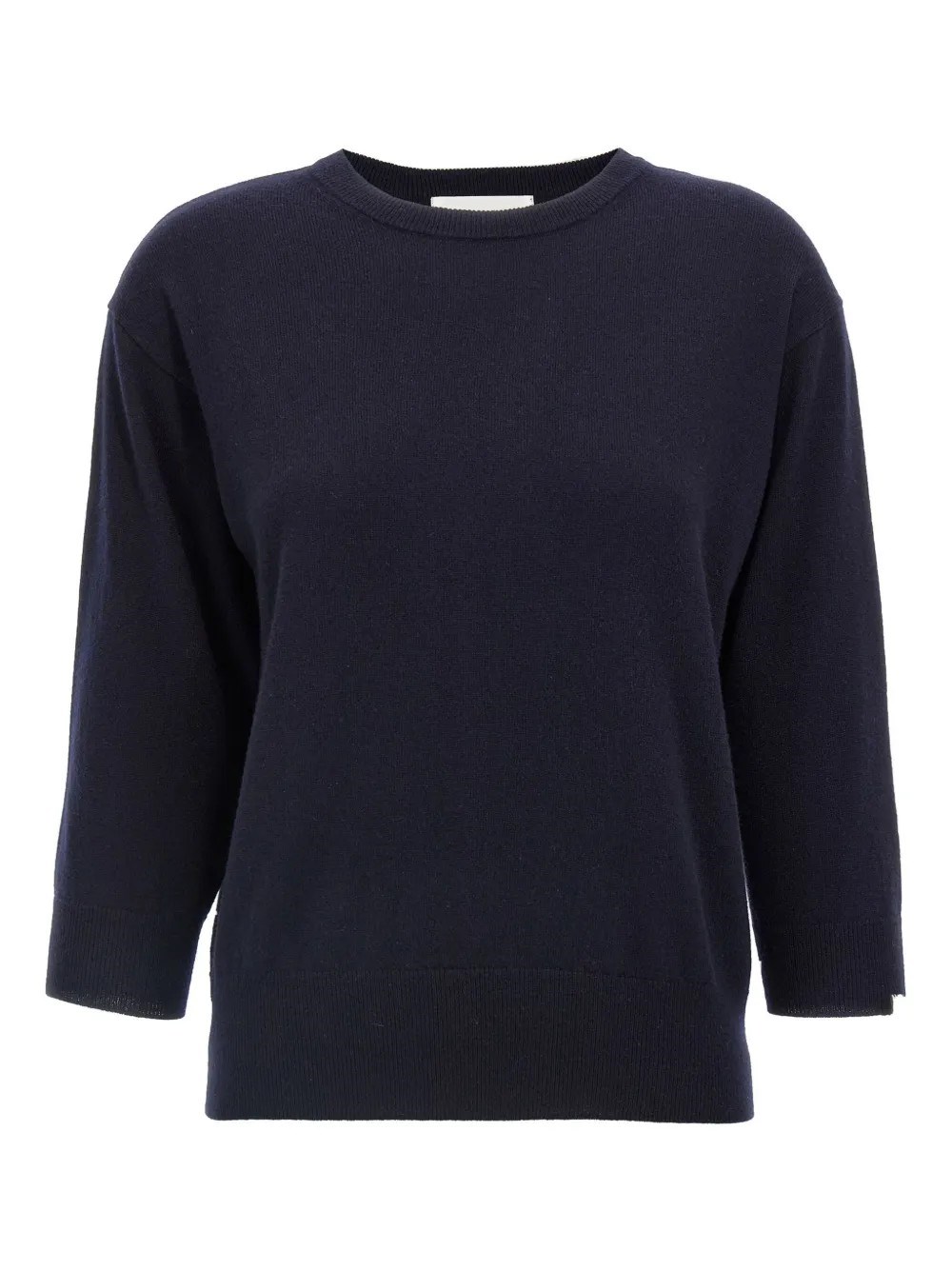 Extreme Cashmere N.398 Three-quarter Sleeve Sweater In Blue