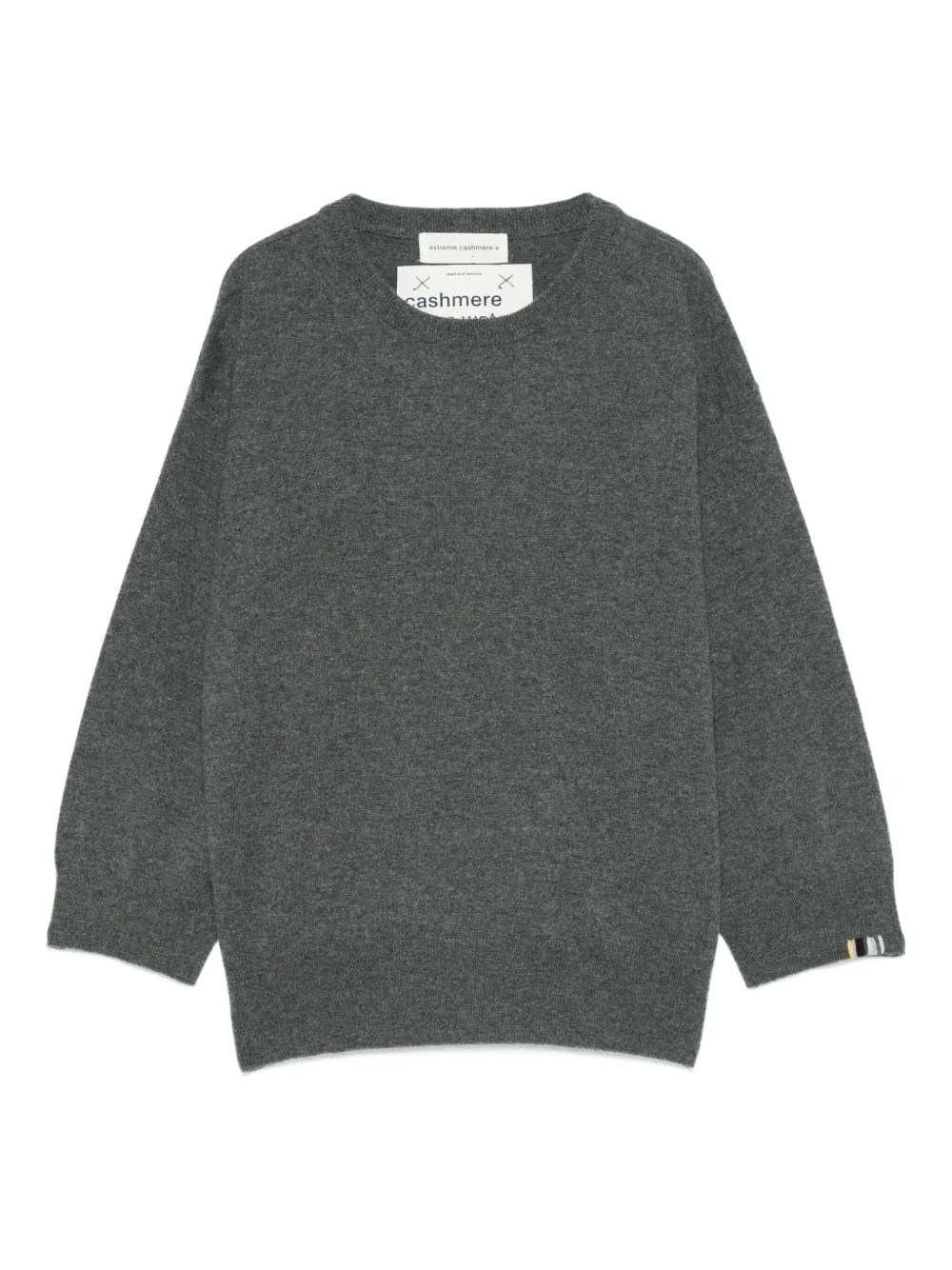 Extreme Cashmere Long-sleeved Cashmere Sweater In Gray