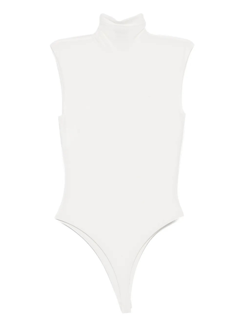 Wardrobe.nyc Rhw Sleeveless Bodysuit In White