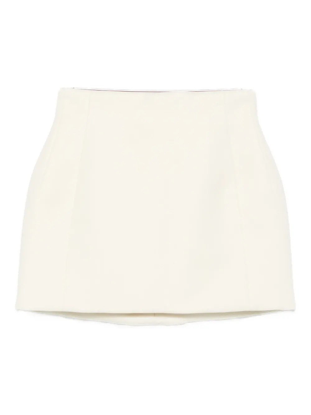 Wardrobe Nyc Rhw Sculptured Mini Skirt In White