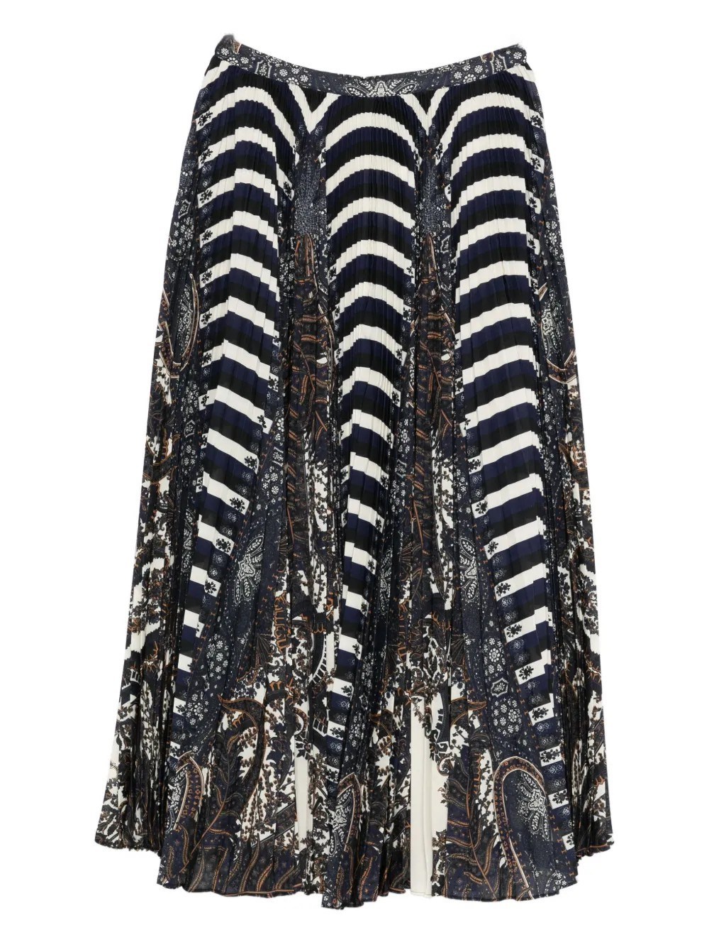 Ulla Johnson Shayna Pleated Midi Skirt In Blue