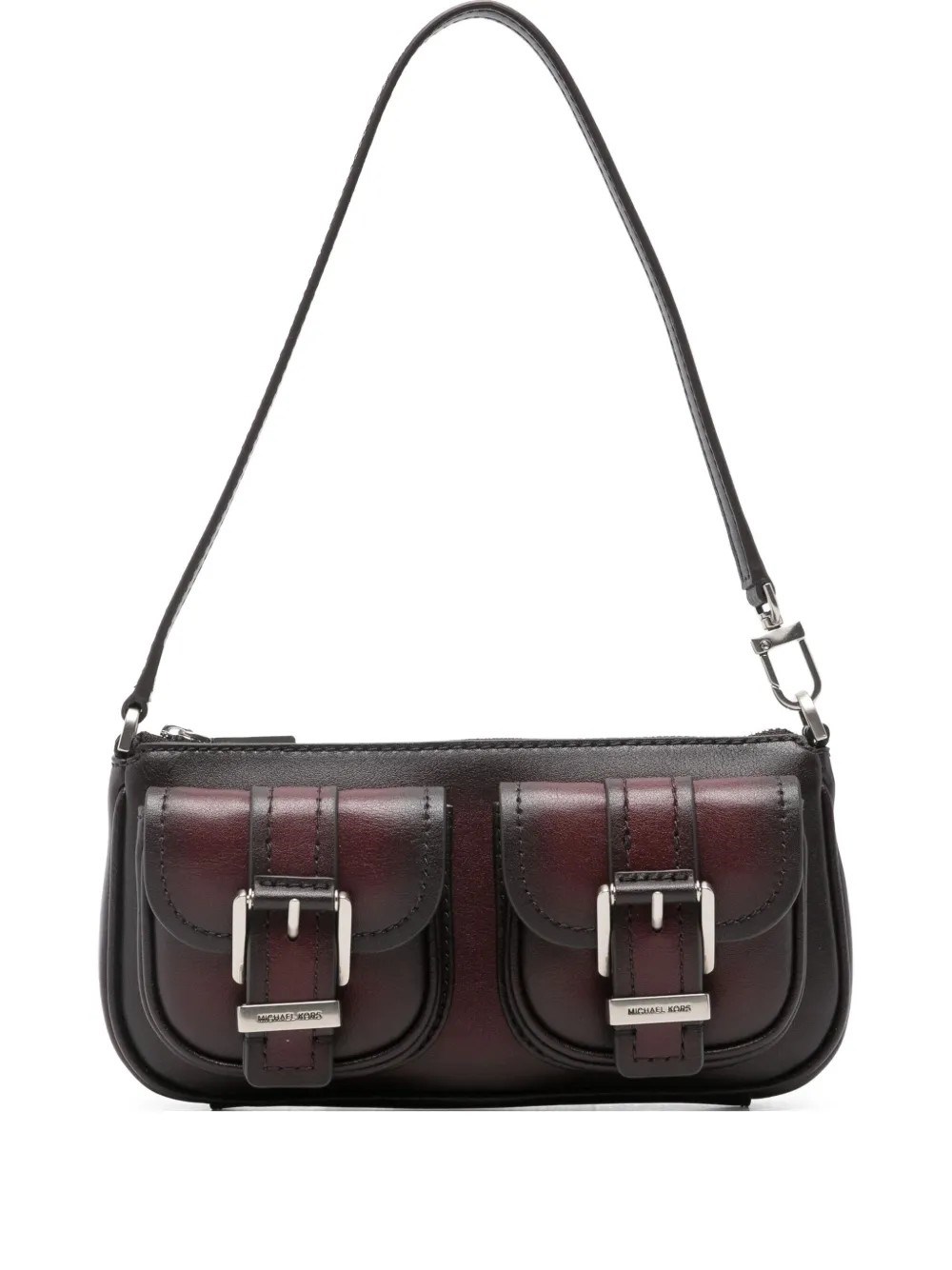 Michael Kors Zoe Sm Convertible Pochette In Gray