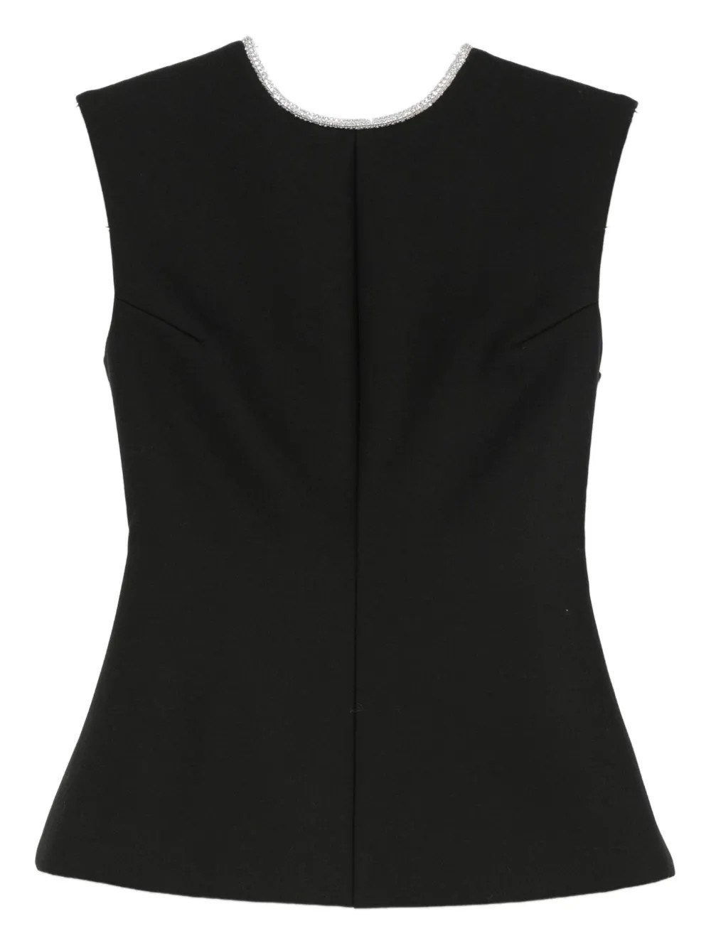 Rohe Crystal-embellished Open-back Top In Black