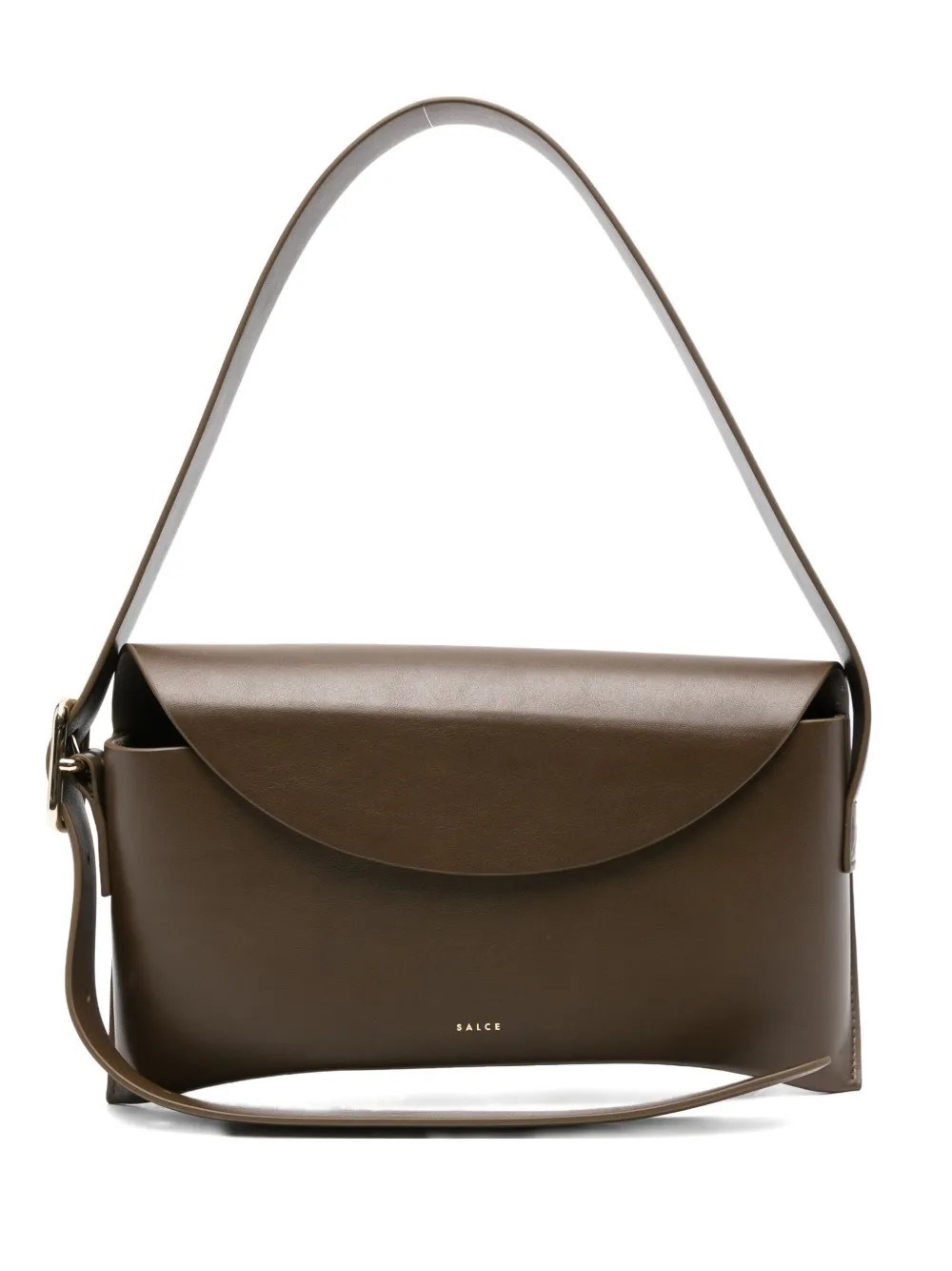 Salce Aida Leather Tote Bag In Brown