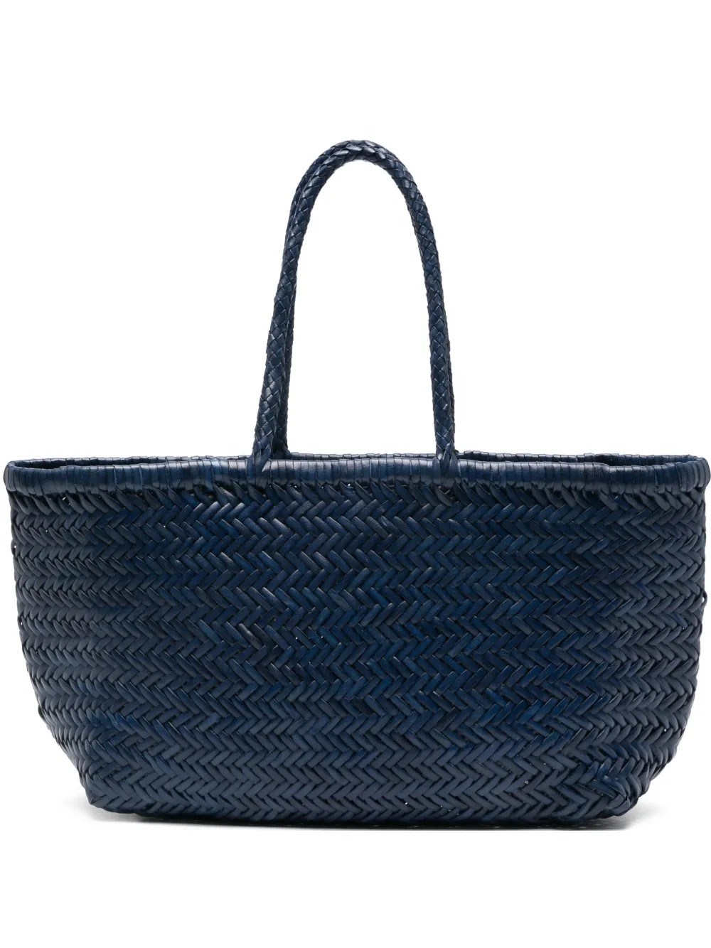 Dragon Diffusion Bamboo Triple Jump Design Basket Bag In Blue