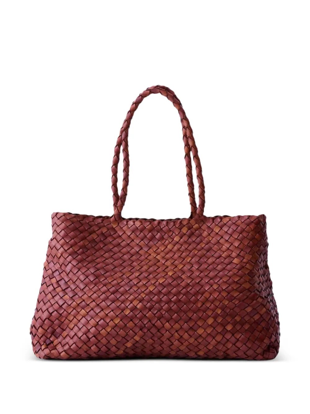 Dragon Diffusion Vintage Mesh Tote In Burgundy