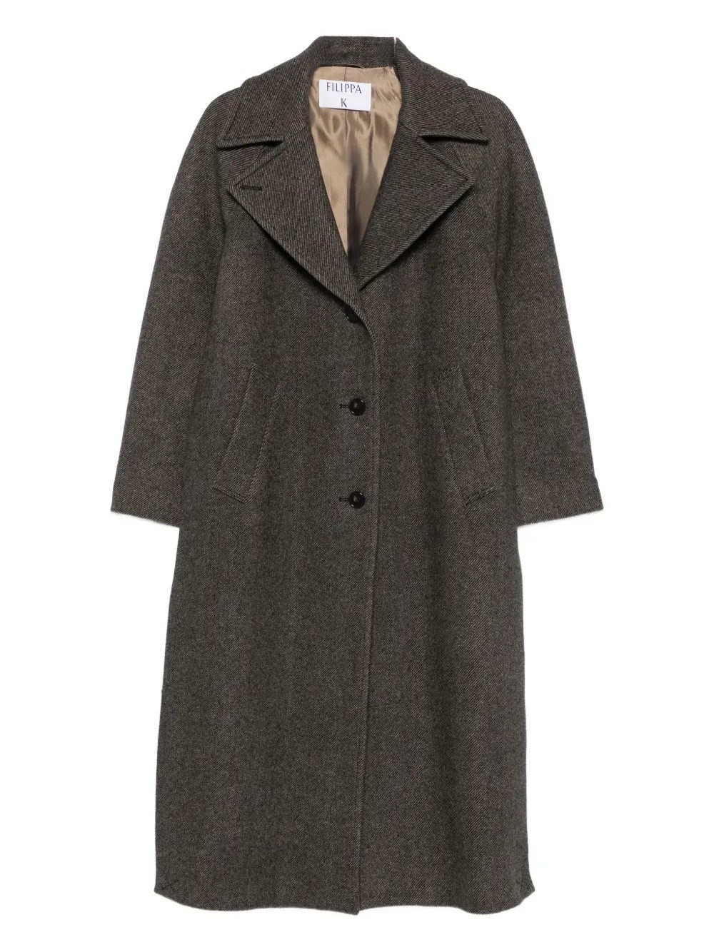 Filippa K Vanessa Vented Coat In Gray