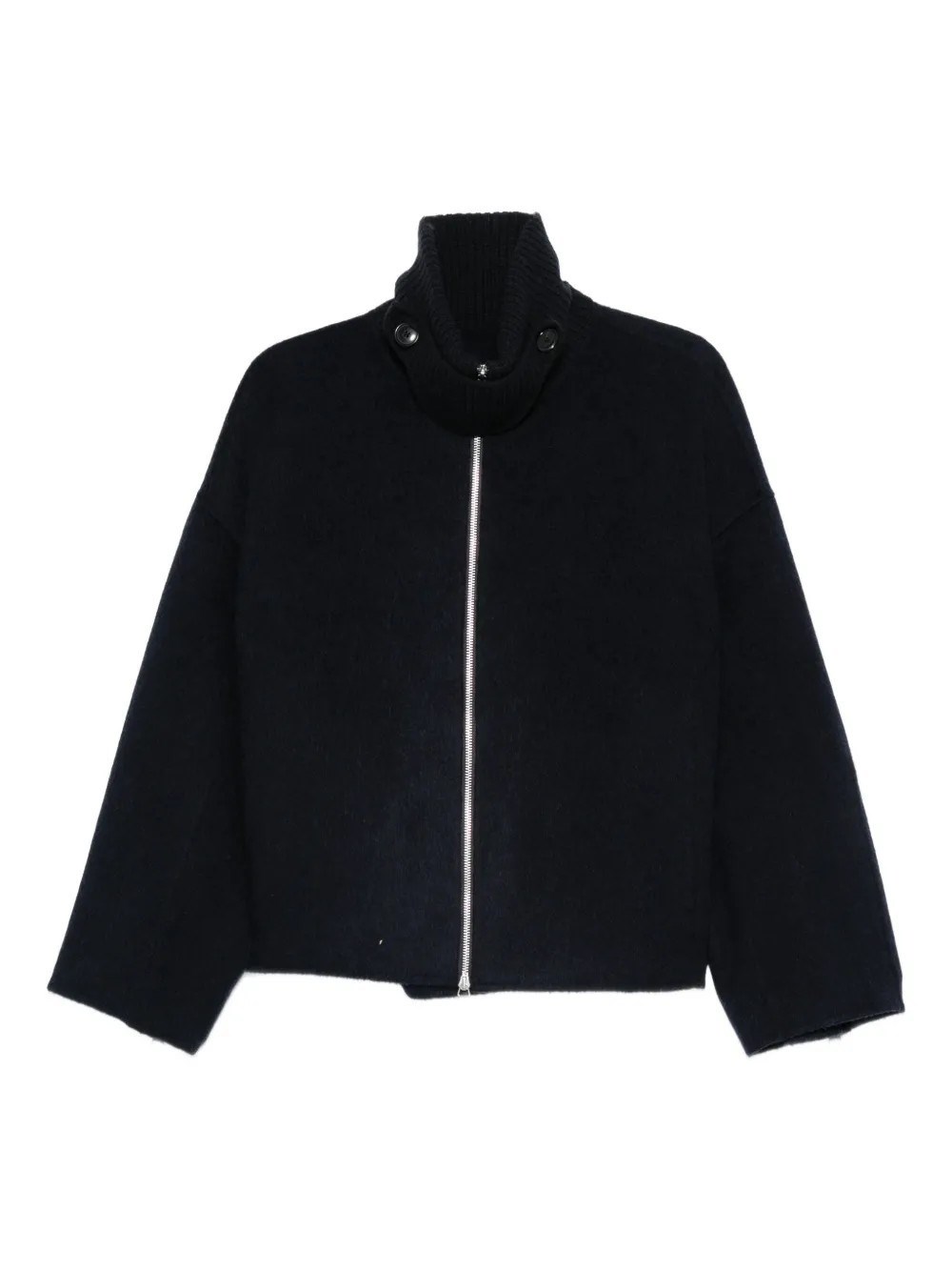 Proenza Schouler White Label High-neck Zip-up Jacket In Black