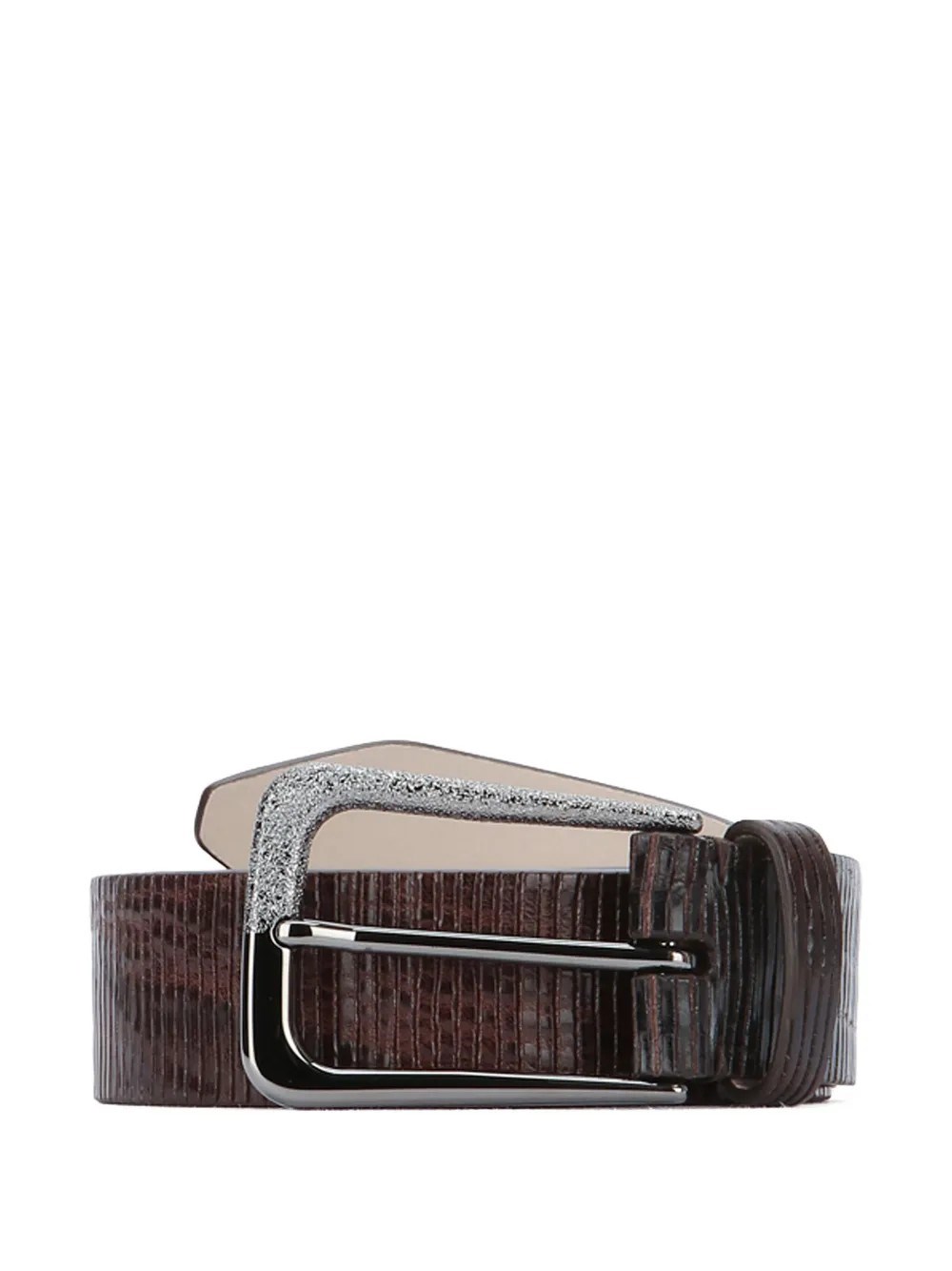Brunello Cucinelli Leather Belt In Brown