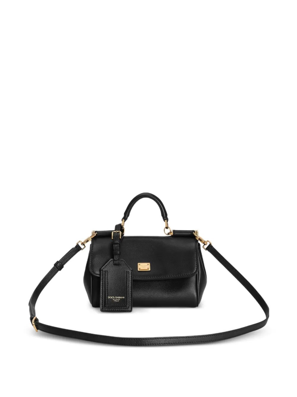 Dolce & Gabbana Borsa A Mano Sicily In Black