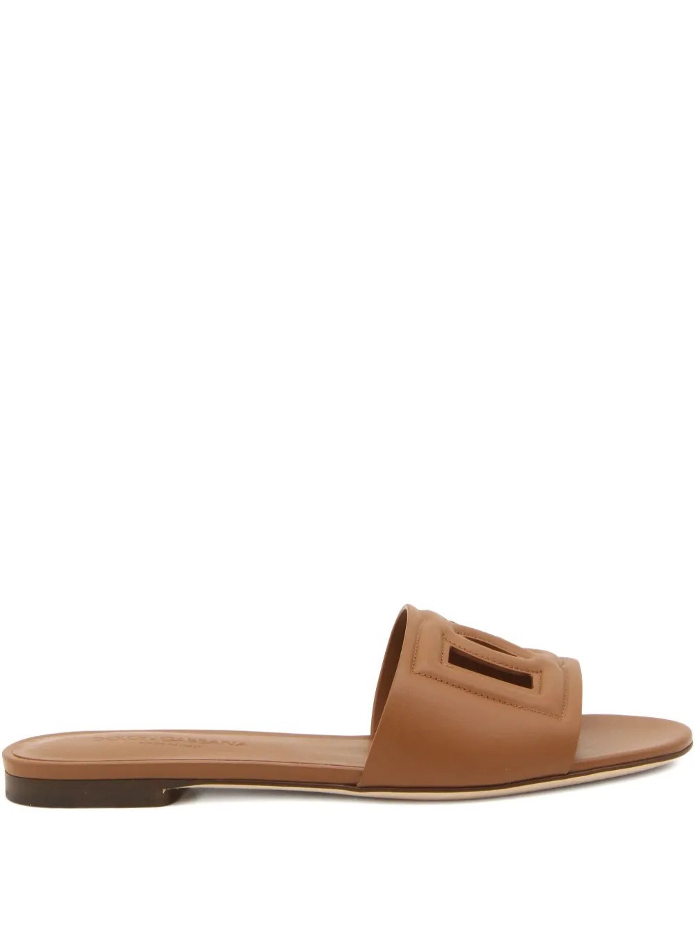 Dolce & Gabbana Flat In Brown