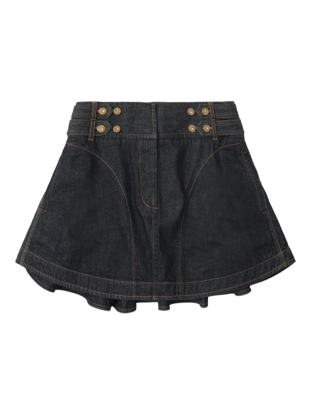 Zimmermann Zim Denim Cargo Mini Skirt Night Sky In Blue
