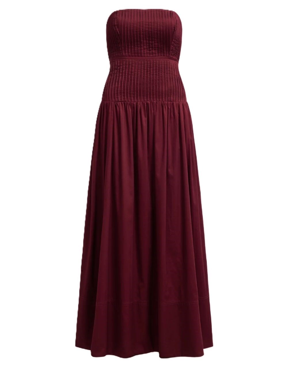 Aje Vacation Gown In Burgundy