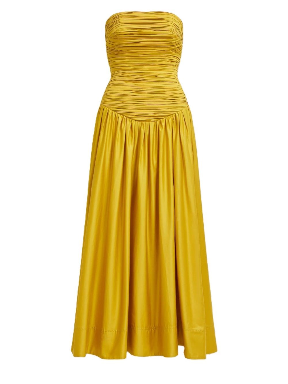 Aje Marigold Midi Dress In Yellow