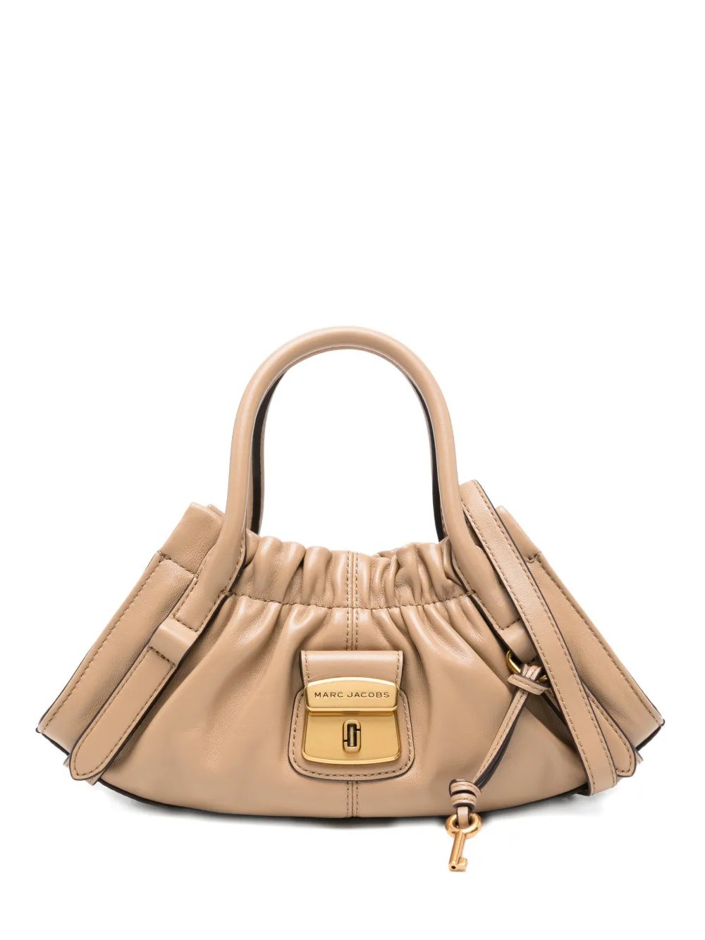 Marc Jacobs Small Christina Leather Tote Bag In Brown