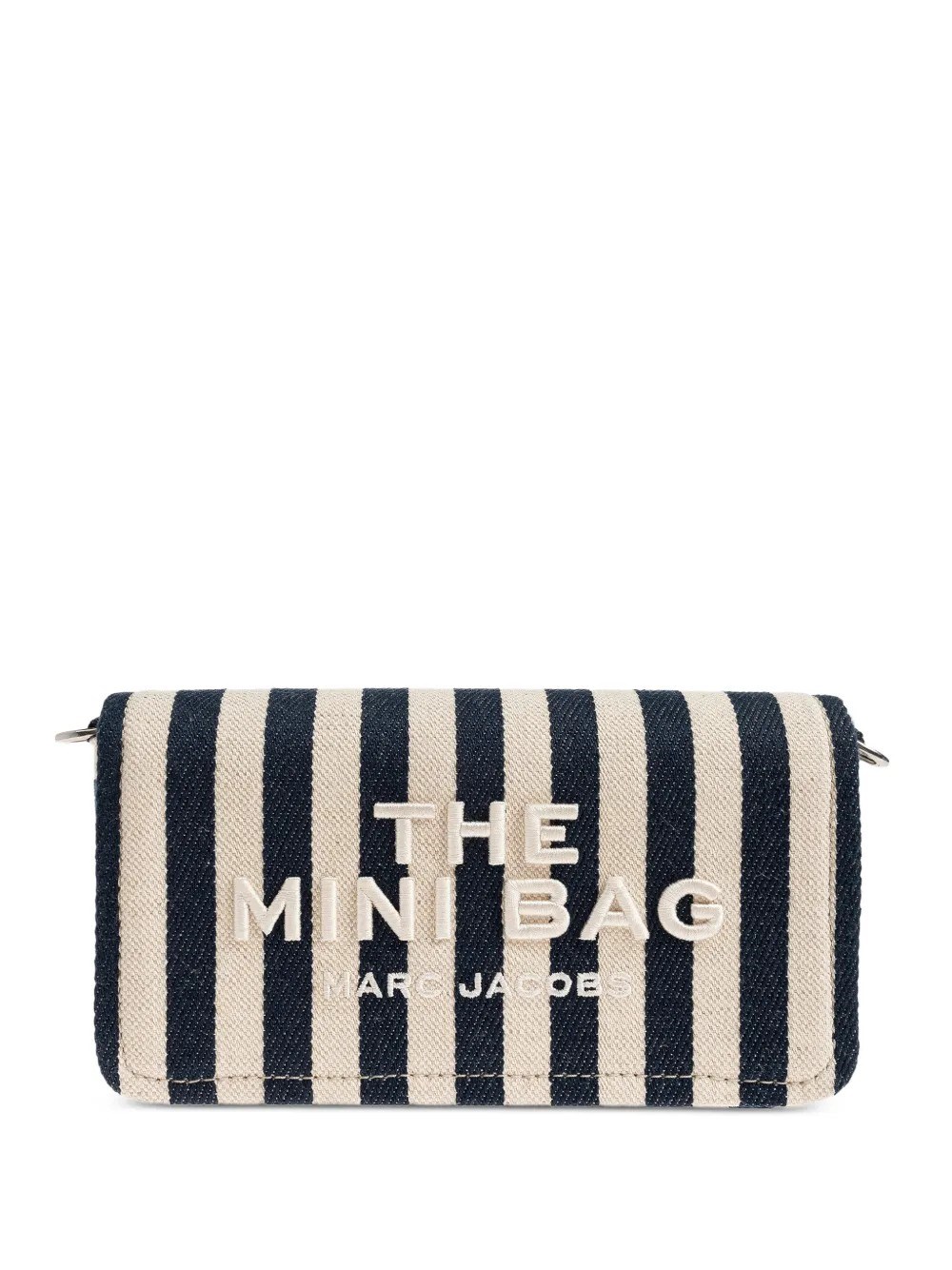 Marc Jacobs Cotton-Linen-Rayon Blend Shoulder Bag — Blue