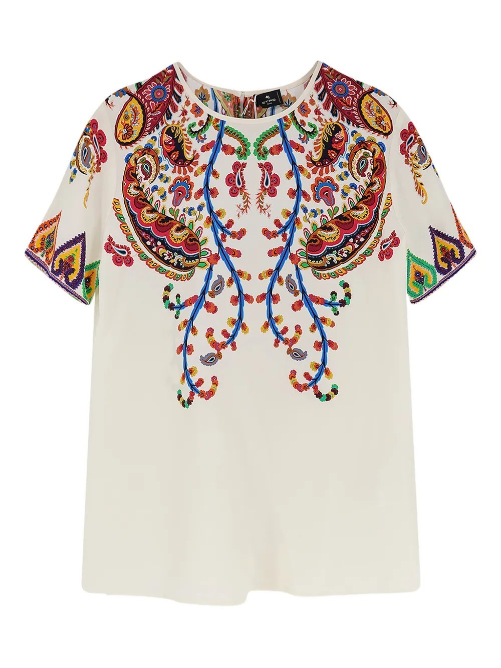 Etro Printed Tunic In Neutral