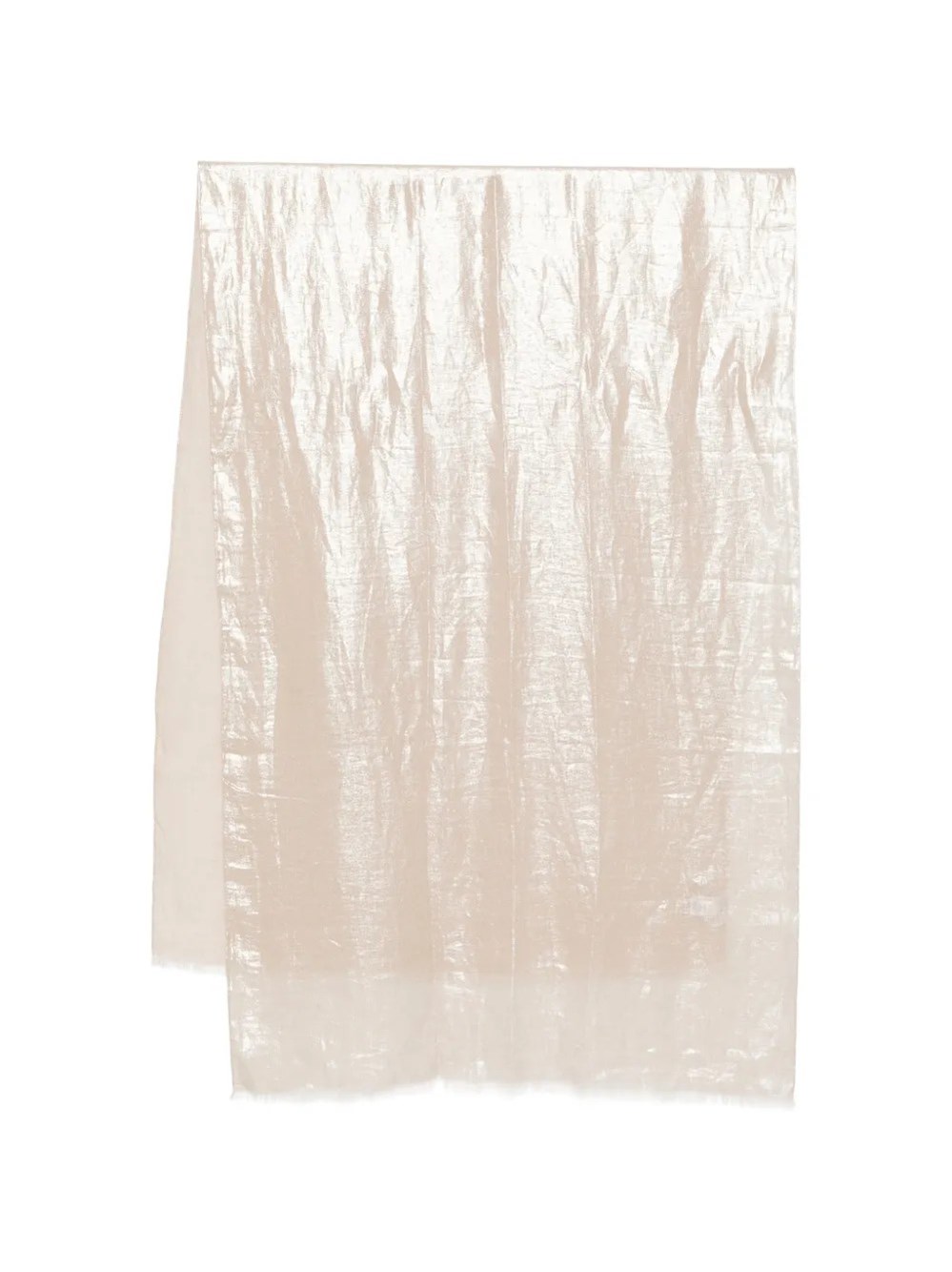 Brunello Cucinelli Linen Scarf In Beige