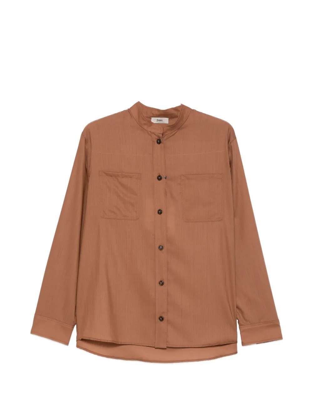 Herno Mandarin Collar Shirt　ヘルノ マンダリンカラー シャツ Herno