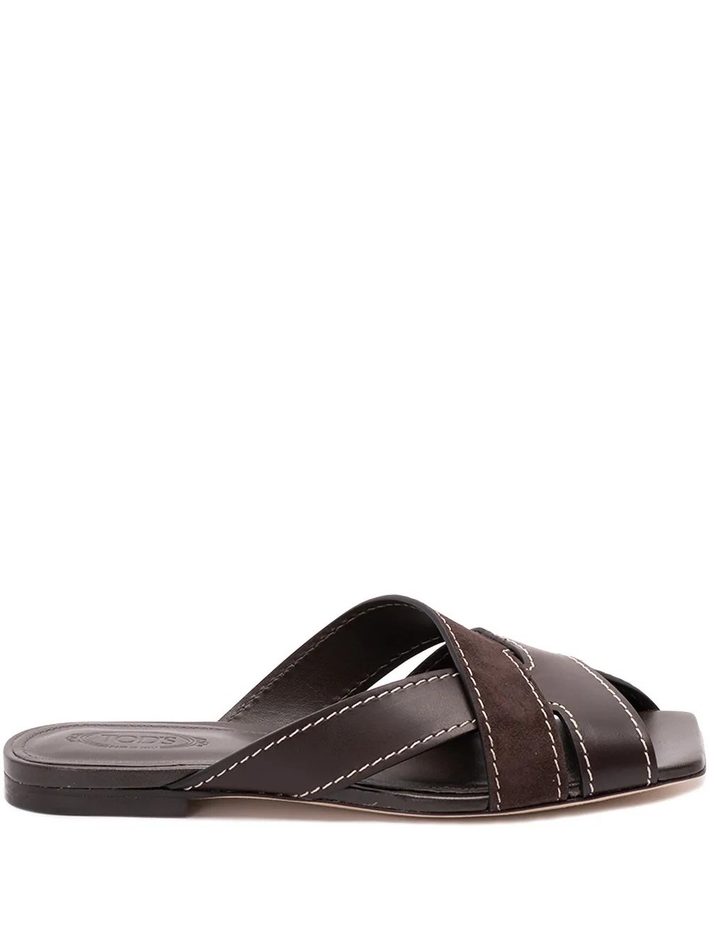 Tod's Leather Flat Sandal　トッズ レザー フラット サンダル Tod's