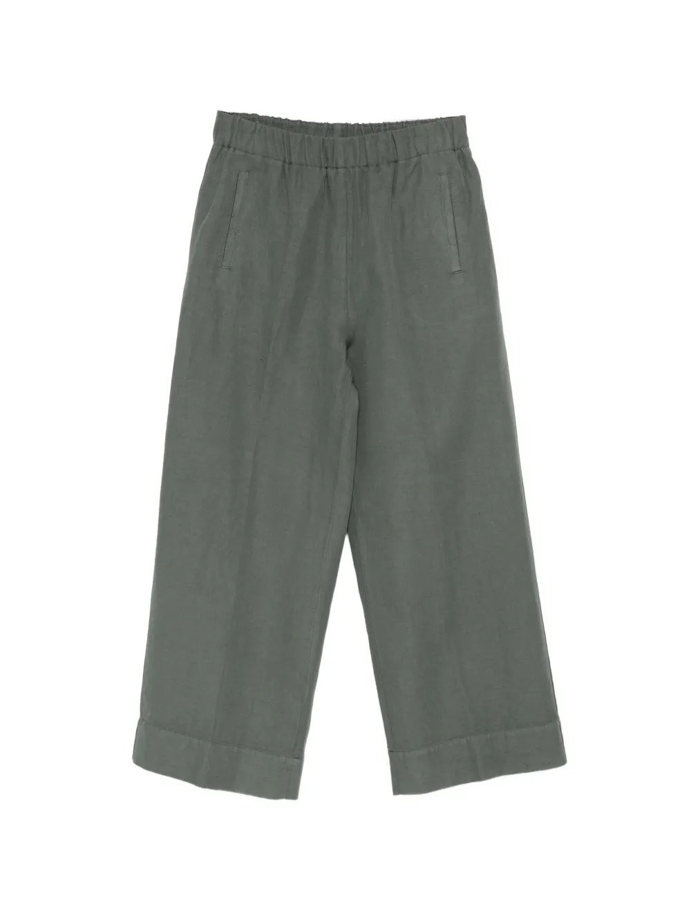 Rosso 35 Elastic Waist Trouser In Green
