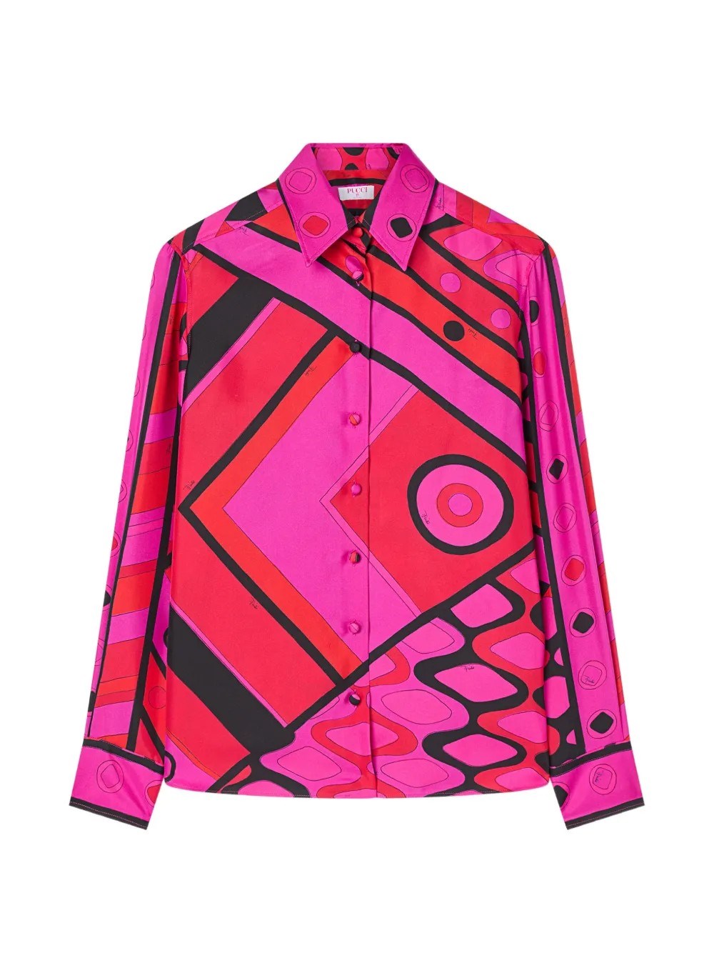 PUCCI Camicia In Seta In Stampa Vivara