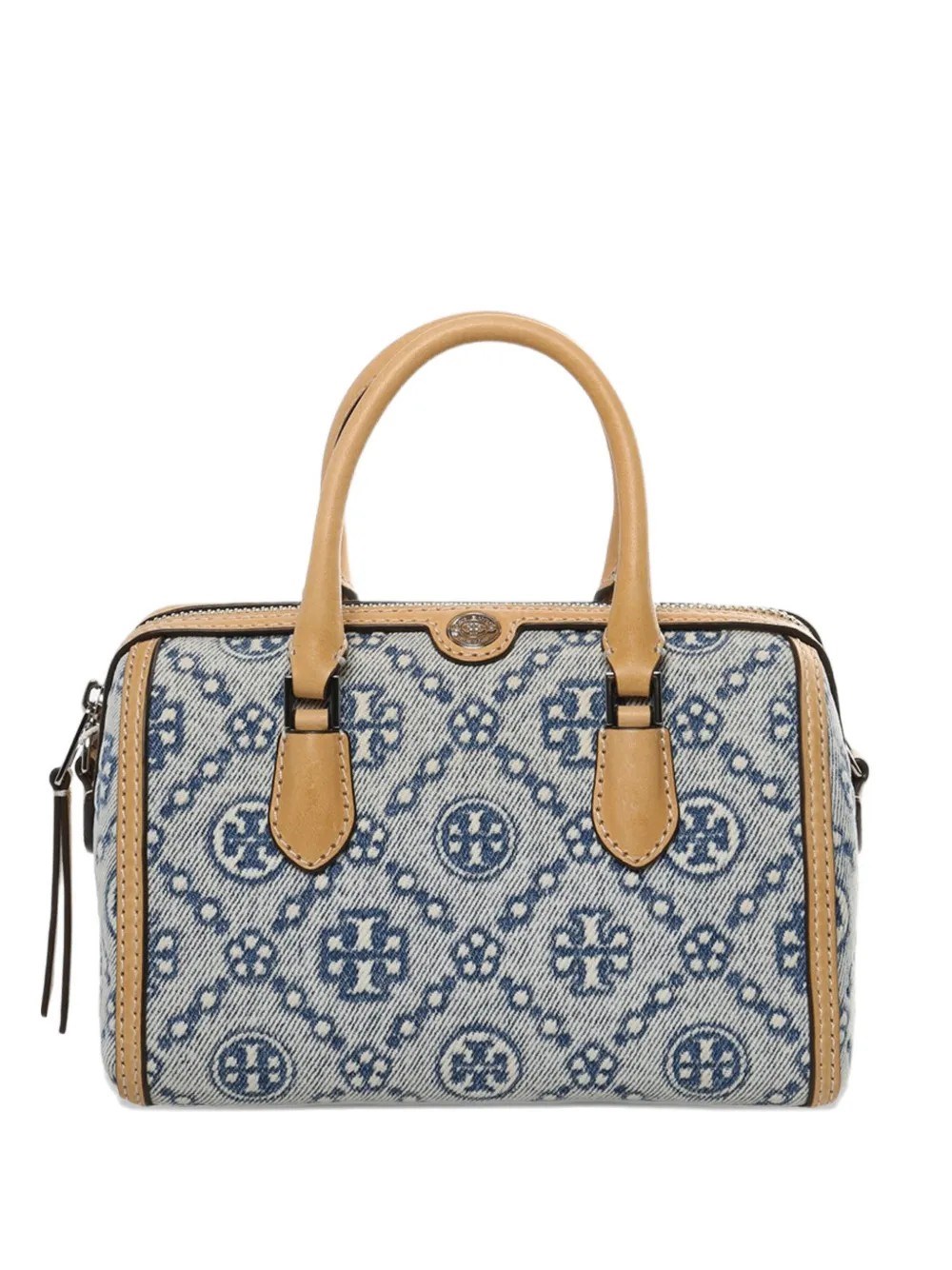 Tory Burch Tory Burch T Monogram Denim Petite Barrel Bag