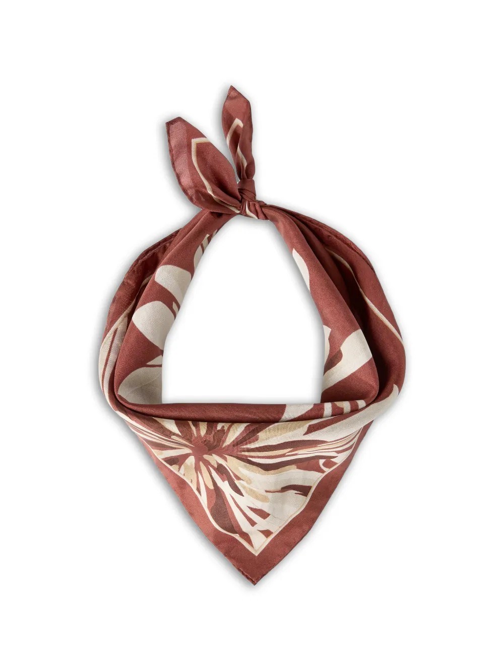 BRUNELLO CUCINELLI Brunello Cucinelli Floral Print Foulard　Brunello Cucinelli フローラルプリント スカーフ