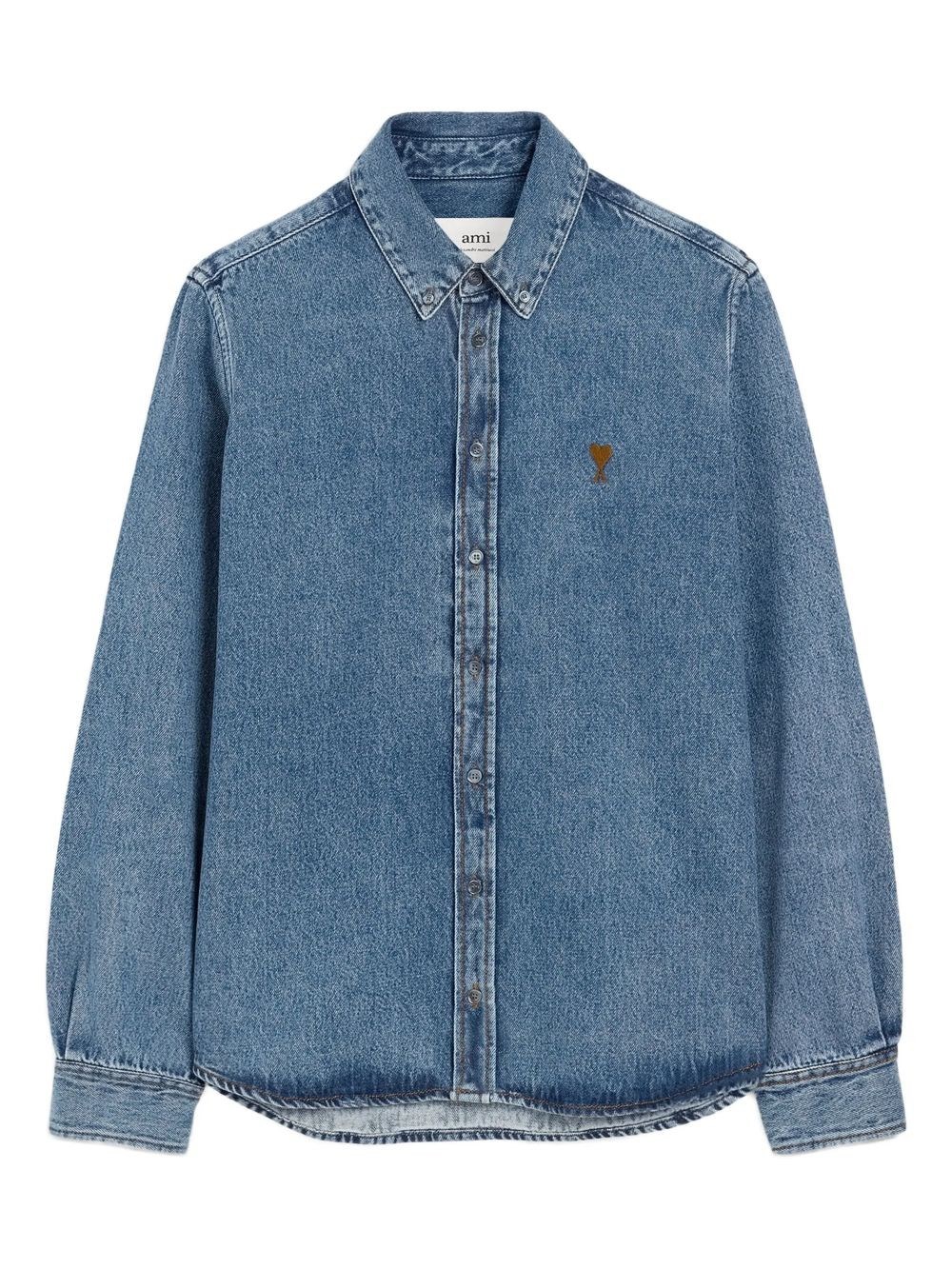 AMI Paris Ami Paris Adc Denim Shirt　アミ パリ ADC デニム シャツ