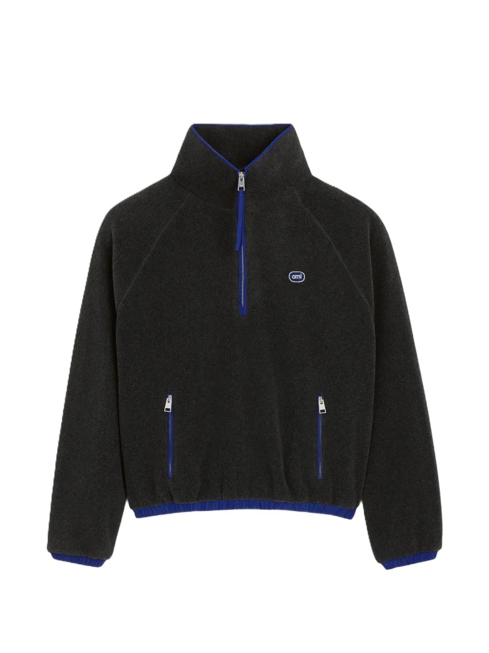 Ami Paris Half Zip Sweater