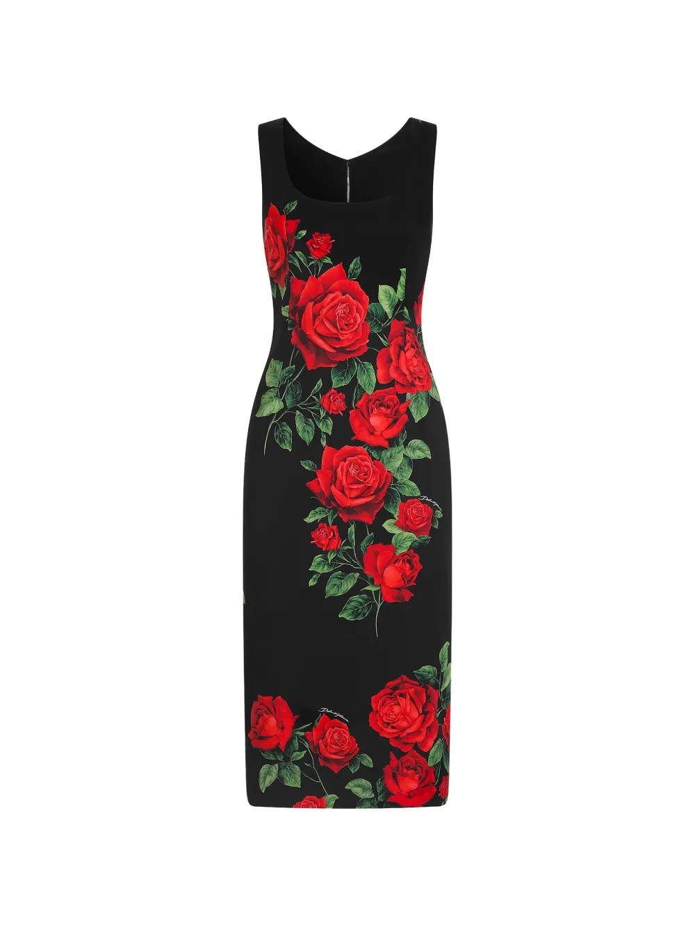 Dolce & Gabbana Midi Dress In Black
