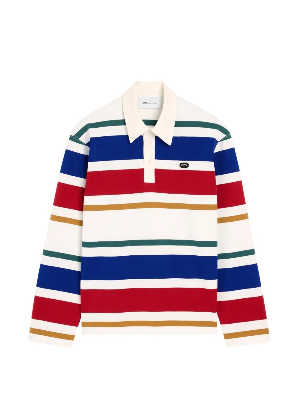 Ami Paris Stripe Polo