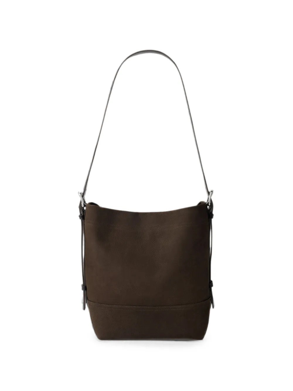 Lemaire Small Belted Tote In Brown