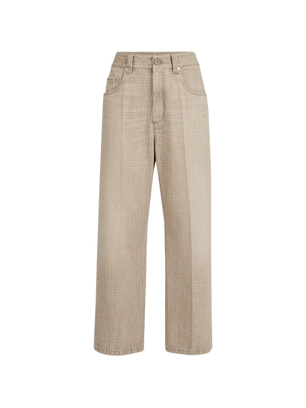 BRUNELLO CUCINELLI Brunello Cucinelli Prince Of Wales Denim Trousers　ブルネロ クチネリ プリンス オブ ウェールズ デニム パンツ