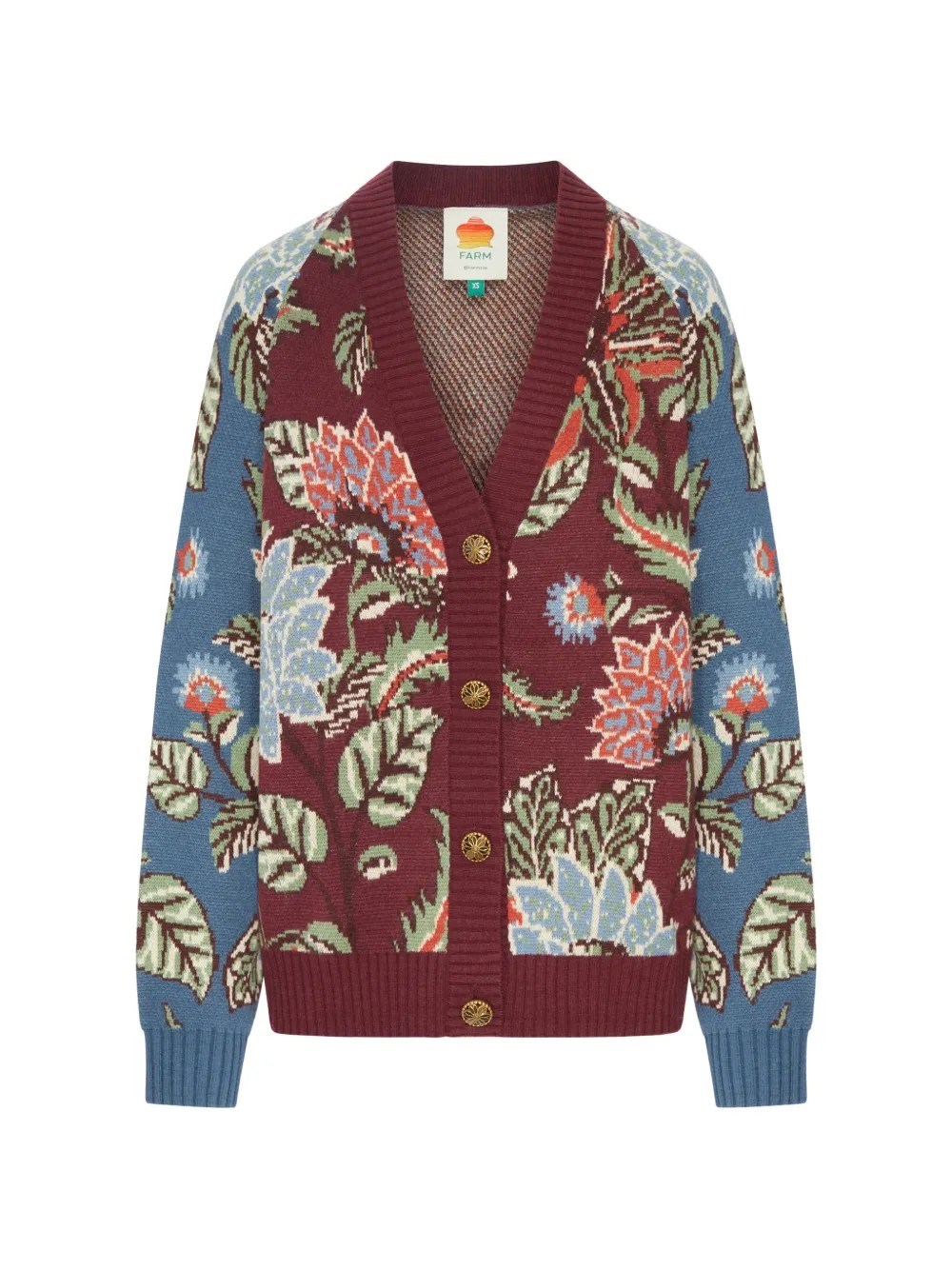 FARM RIO Dehli Floral Cardigan