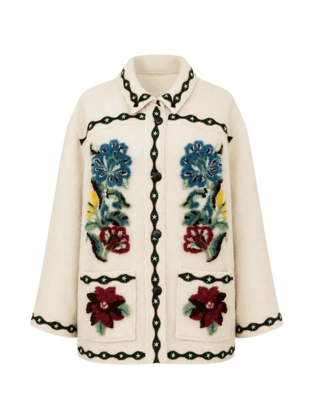FARM RIO Luna Boho Crop Coat