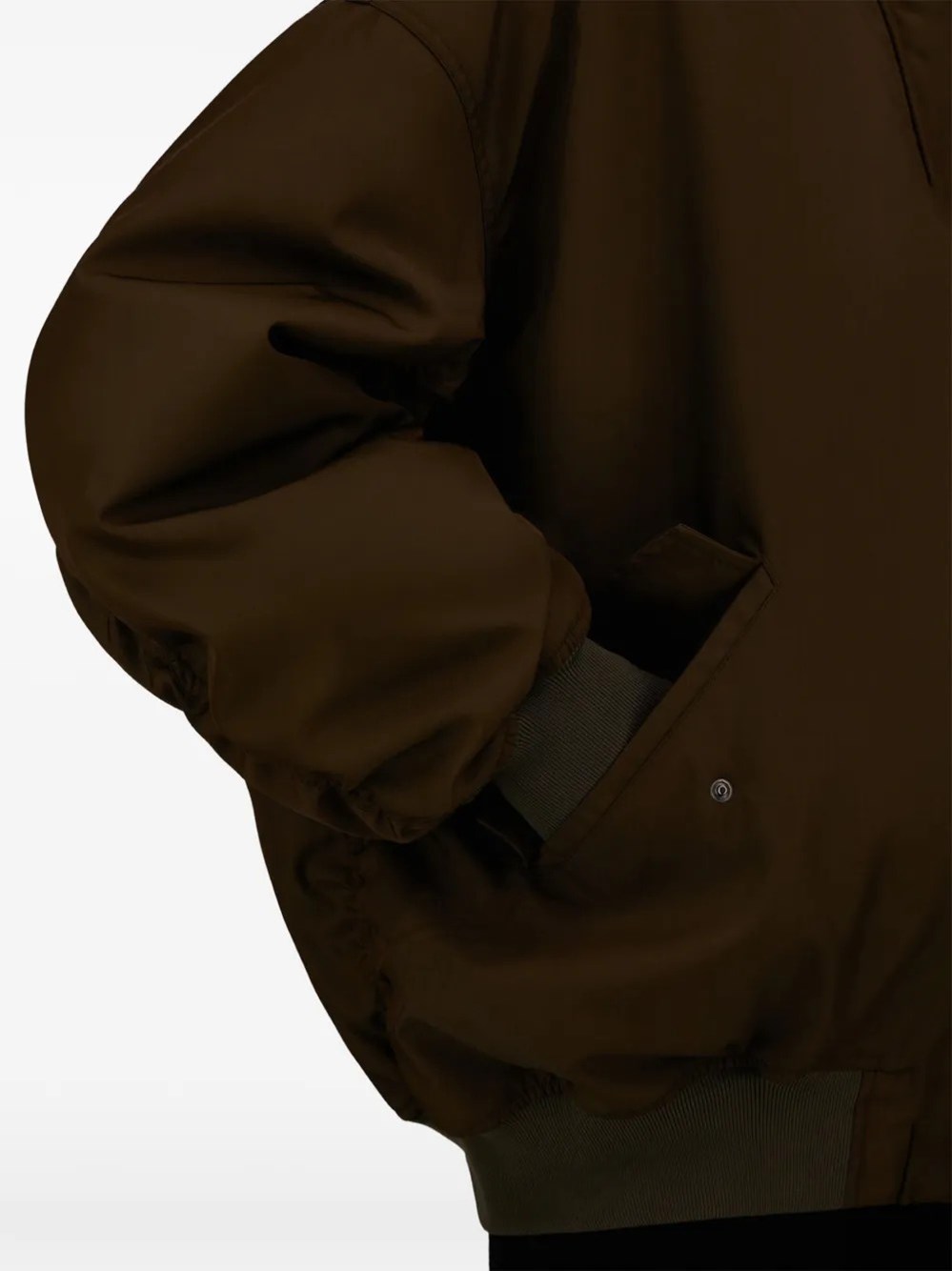 Herno Bomber Jacket In Brown