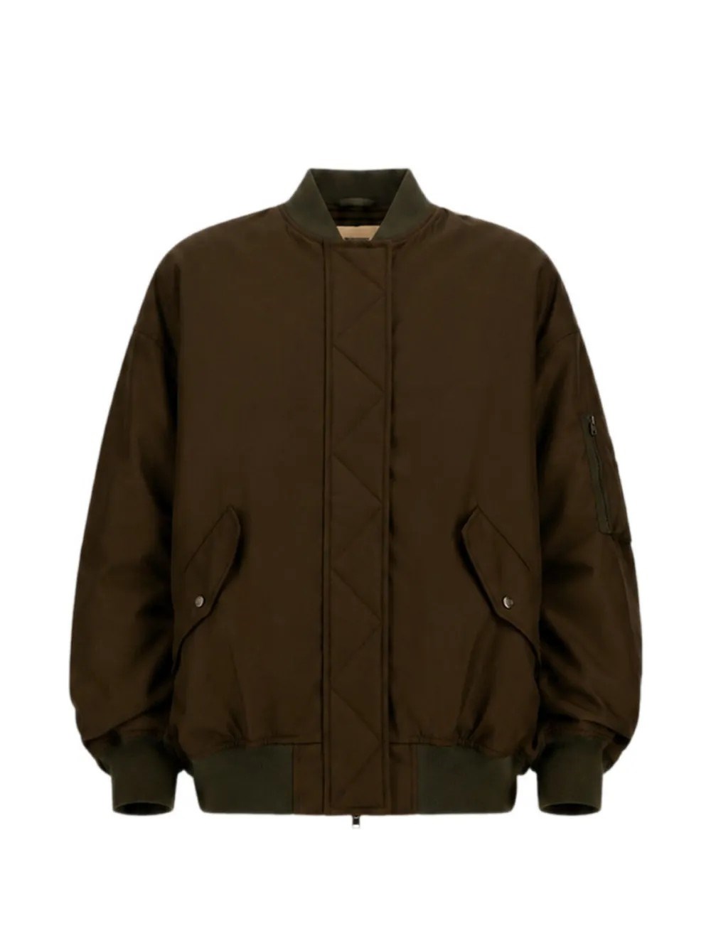 Herno Bomber Jacket In Brown