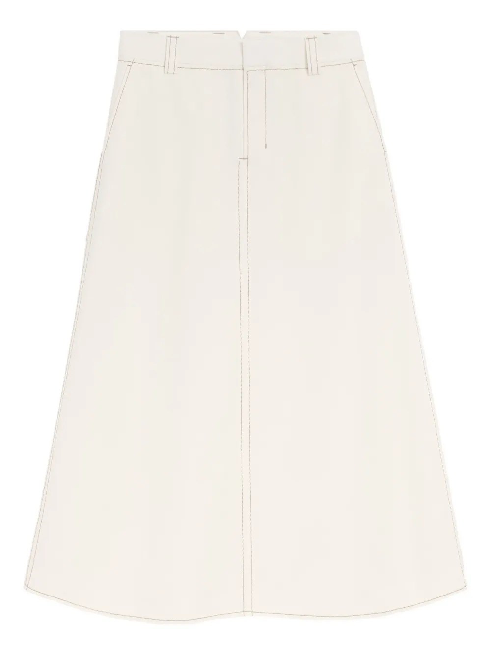 AMI Paris Ami Paris Midi Skirt　アミ パリ ミディスカート