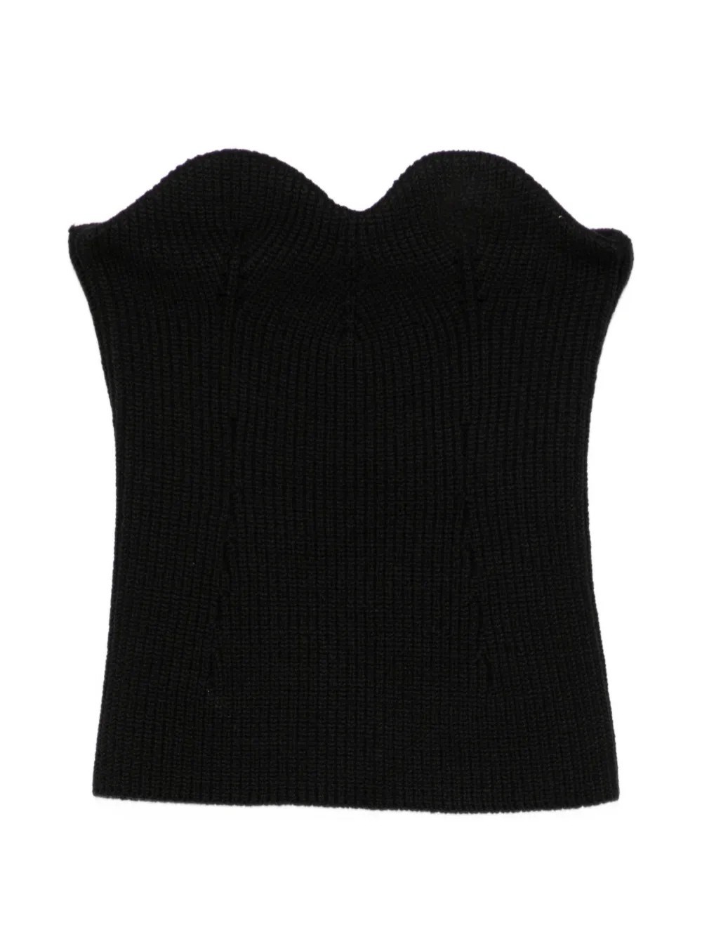 Jil Sander Top In Maglia A Coste