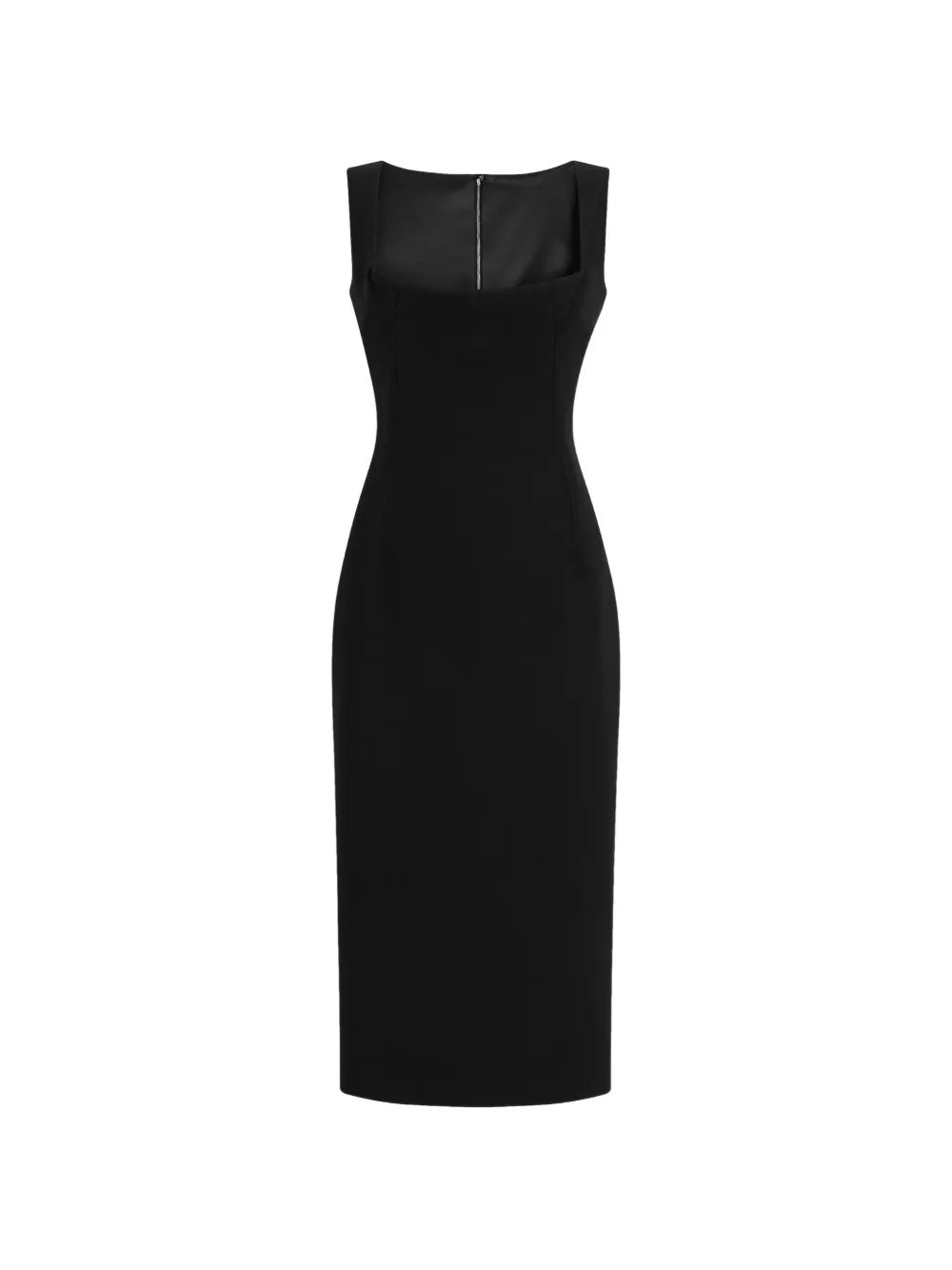 Dolce & Gabbana Sleeveless Sheath Dress — Black