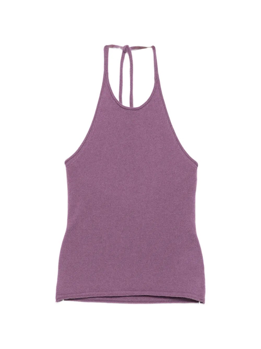 Christopher Esber Cashmere Rae Halter Tank In Purple