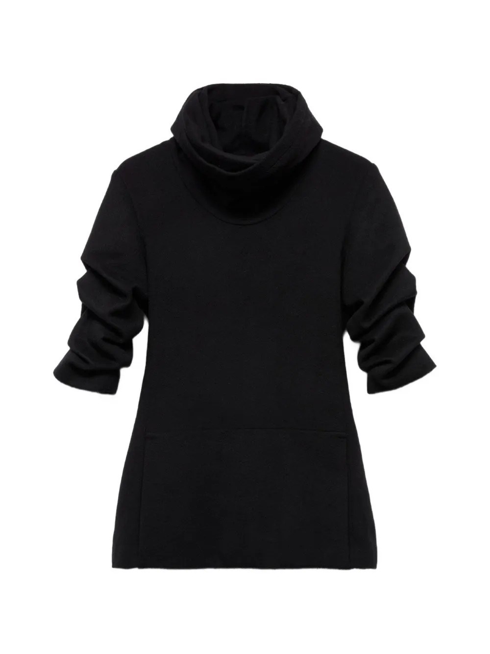 7 FOR ALL MANIKIND Rouched High Neck Dress